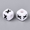 Opaque Acrylic Beads SACR-N020-04A-X-2
