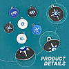 36Pcs 6 Style Alloy Pendants FIND-NB0004-31-5