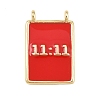 Brass Enamel Pendants KK-L251-01G-C01-1