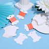 80Pcs Bone Shape Paper Thread Winding Boards SENE-SC0001-09A-4