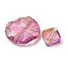 Two Tone Transparent Acrylic Beads OACR-Z041-18-2