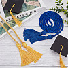 Gorgecraft 2Pcs 2 Colors Polyester Graduation Honor Rope AJEW-GF0006-56-5
