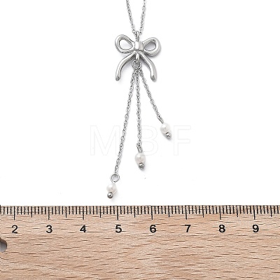 304 Stainless Steel Pendant Necklace NJEW-K255-21P-1