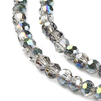 Electroplate Glass Beads Strands EGLA-D021-15-1