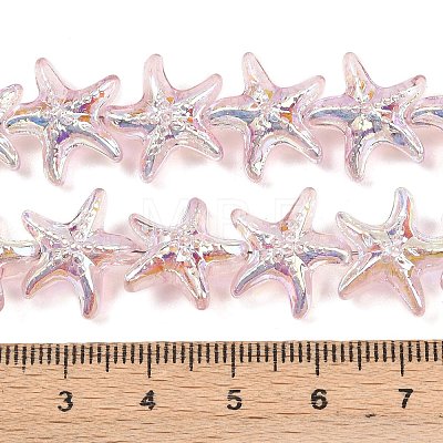 Electroplate Glass Beads Strands EGLA-P069-01A-AB03-1