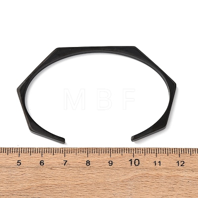 304 Stainless Steel Cuff Bangles BJEW-P373-01EB-1