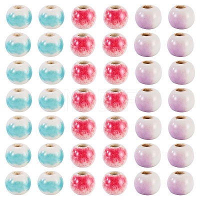 200Pcs Handmade Porcelain Beads PORC-TA0001-60-1