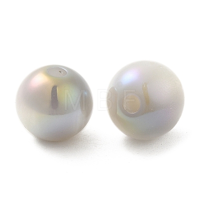 Iridescent Opaque Resin Beads RESI-Z015-01B-01-1