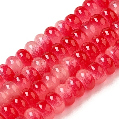 Baking Paint Glass Beads Strands DGLA-C003-01D-1