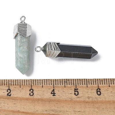 Natural Mixed Stone Faceted Pendants G-G181-03P-01-1