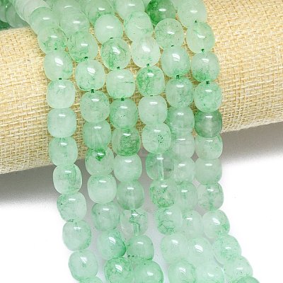 Natural Malaysia Jade Beads Strands G-B165-F09-10x10mm-1
