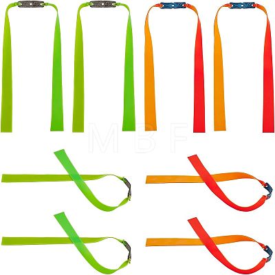 16Pcs 2 Colors Elastic Latex Slingshot Flat Rubber Bands FIND-FH0002-69-1