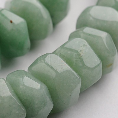 Natural Green Aventurine Beads Strands G-J332-B02-A-1