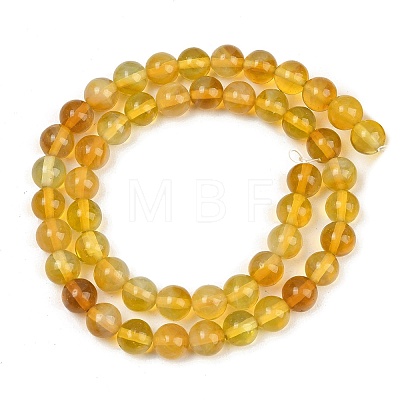 Handmade Lampwork Beads Strand LAMP-B056-8mm-07-1