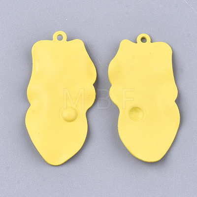 Spray Painted Iron Pendants IFIN-S704-10A-1
