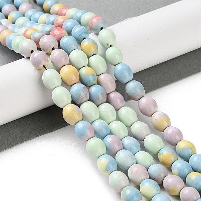 Natural Rainbow Alashan Agate Beads Strands G-NH0022-O01-01-1