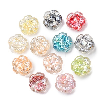Transparent Resin & Natural Shell Beads RESI-B039-01A-1