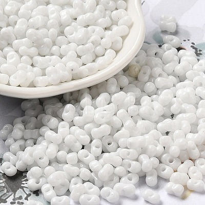 Baking Paint Glass Seed Beads SEED-K009-01A-25-1