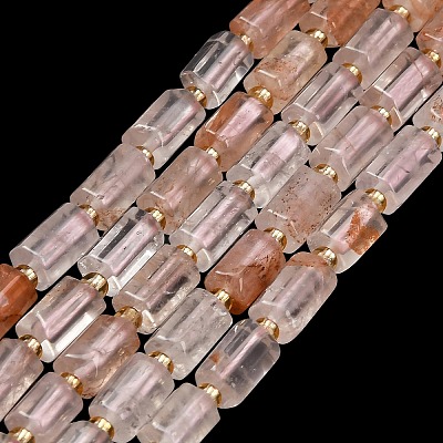 Natural Hematoid Quartz/Ferruginous Quartz Beads Strands GG-CBA5B6F-E02-01-1