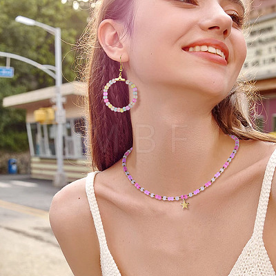 150G 10 Colors Drawbench Style Glass Seed Beads SEED-TA0001-68-1