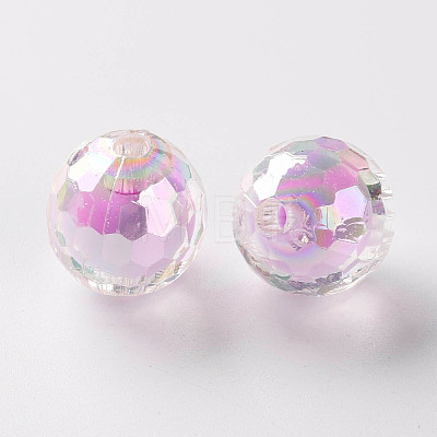 Transparent Acrylic Beads TACR-S152-14B-A03-1