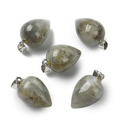 Natural Labradorite Pendants GG-K002-13M-1