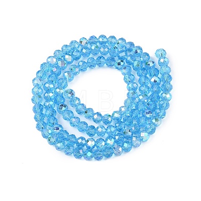 Electroplate Glass Beads Strands EGLA-A044-T3mm-L08-1