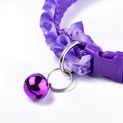 Adjustable Polyester Lace Dog/Cat Collar MP-K001-B06-1