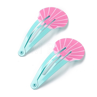 Baking Painted Iron Snap Hair Clips PHAR-B0002-24A-1