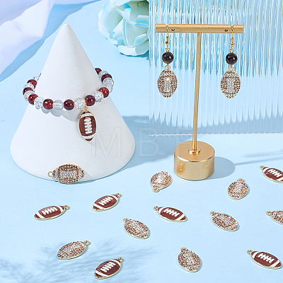 20Pcs 2 Styles Alloy Rhinestone Pendants FIND-SC0022-78-1