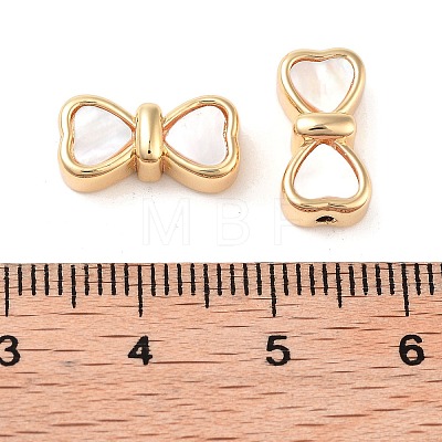 Brass and Shell Beads KK-B102-26G-1