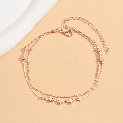 Alloy Star Multi-strand Anklets WG18F6C-19-1