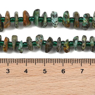 Natural African Turquoise(Jasper) Beads Strands GG-CBA3A44-B11-01-1