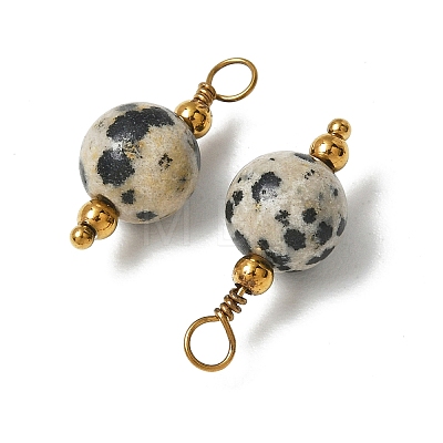 Natural Dalmatian Jasper Pendants GG-CBA5E56-07G-02-1