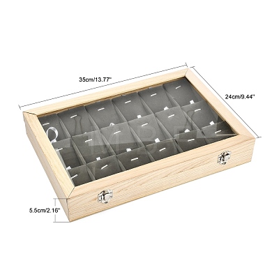 Wooden Pendant Presentation Boxes ODIS-P006-08-1