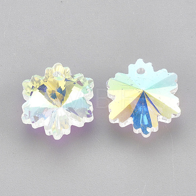 Glass Rhinestone Charms RGLA-T148-20A-1