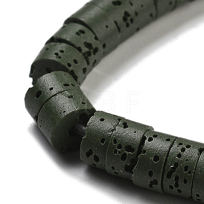 Natural Lava Rock Dyed Beads Strands G-K375-G05-01-1