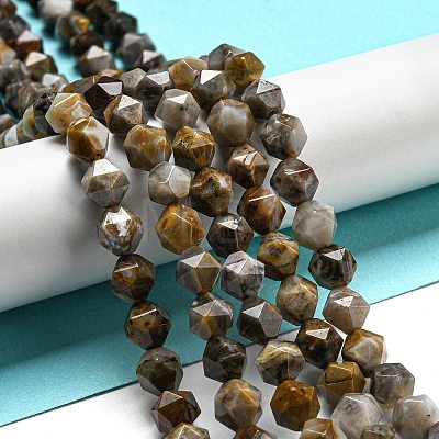 Natural Gobi Agate Beads Strands G-NH0012-B03-01-1