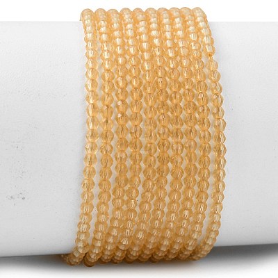 Transparent Glass Beads Strands GLAA-F094-A10-1