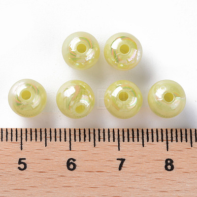 Opaque Acrylic Beads X-MACR-S370-D8mm-A10-1