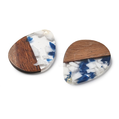 Resin and Walnut Pendants FIND-R051-04D-1