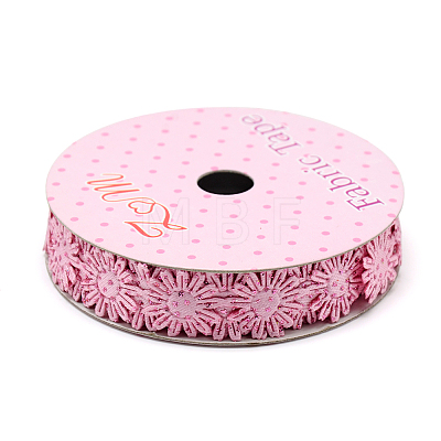 Glitter Powder Polyester Ribbons X-SRIB-S048-04A-1