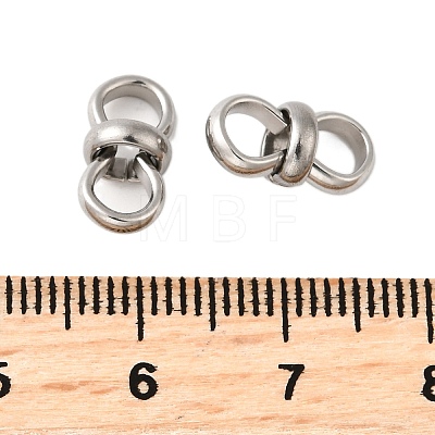 304 Stainless Steel Connector Charms STAS-V012-04P-1