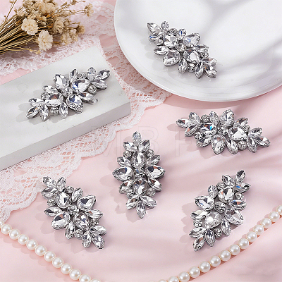 Glass Rhinestone Ornament Accessories DIY-WH0308-990A-1