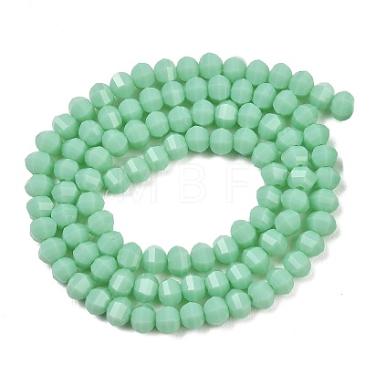 Opaque Glass Beads Strands GLAA-G125-01C-02-1