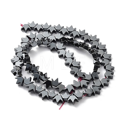 Synthetic Non-Magnetic Hematite Beads Strands G-H303-B22-1