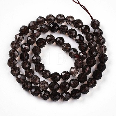 Natural Smoky Quartz Beads Strands G-T140-23A-1