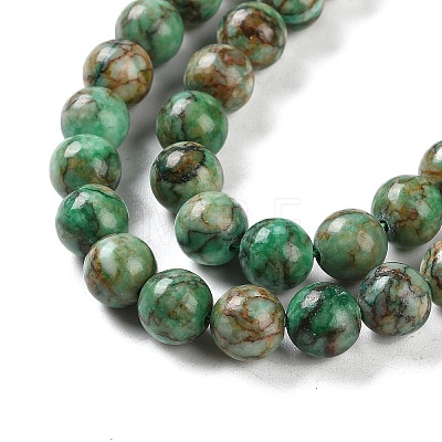 Natural Turquoise Dyed Beads Strands TURQ-U001-02E-1