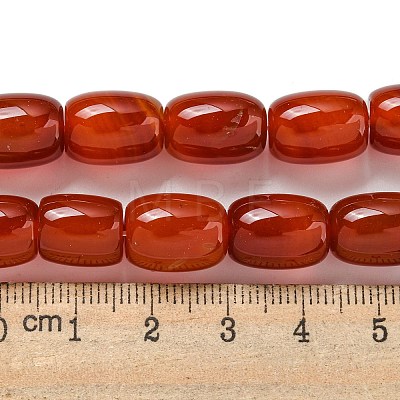 Natural Banded Agate/Striped Agate Beads Strands G-A223-D12-01B-1