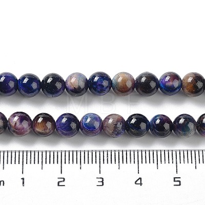 Natural Rainbow Tiger Eye Beads Strands G-NH0002-A01-A03-1
